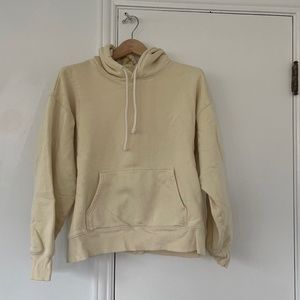 Super cute and cozy yellow fleece hoodie